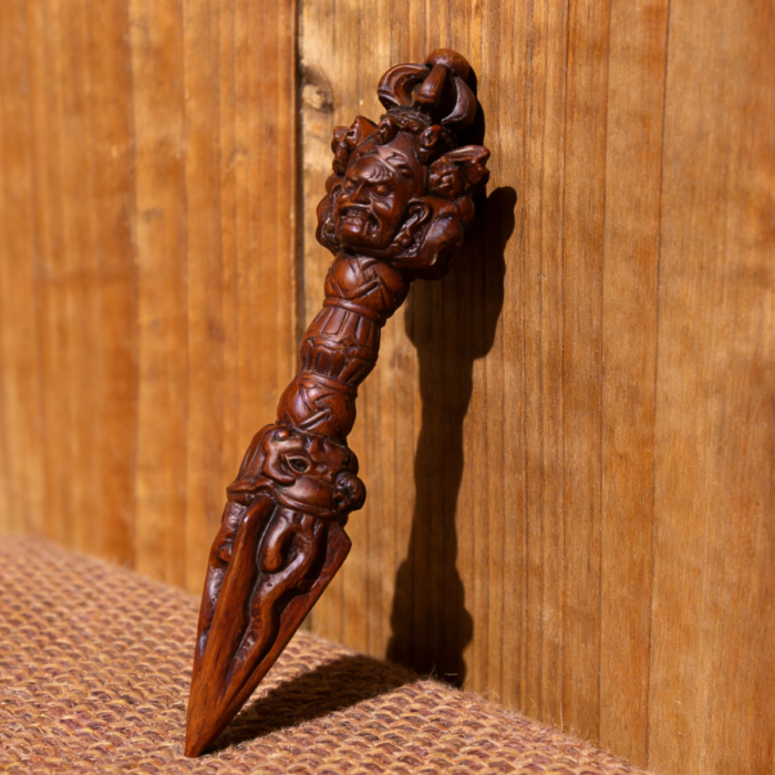 54/2000  Thunderbolt Jujube Wood Vajra Pendant Horse-Head Amida Ming Wang Subduing Demon Mace Invariable Amid Ming Wang Vajra Pendant - Image 2