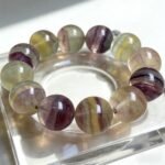 Multicolor Fluorite Bracelet – Natural Rainbow Fluorite Beads for Clarity, Balance & Positive Energy - Image 3