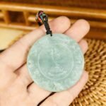 Hand-Carved Grade A Jadeite 12 Chinese Zodiac Pendant | Lotus & Fortune Symbol Amulet Necklace (Unisex) - Image 2