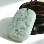 Jadeite Dragon & Phoenix Pendant Necklace | Hand-Carved "Double Happiness" Lucky Amulet for Love & Prosperity (Unisex) - Image 3