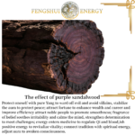 Thunderbolt purple sandalwood mountain ghost plaque, back engraved cinnabar hundred solutions pendant, double-sided worry-free - Image 6