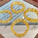Natural Honey Amber "Sugar Cube" Beaded Bracelet | Solar Plexus Gem for Warm Vitality & Timeless Elegance - Image 6