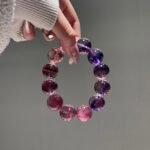 Bolivian Gradient Amethyst Bracelet | Iridescent Purple Gemstone Jewelry for Calm & Spiritual Clarity - Image 6
