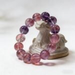 Bolivian Gradient Amethyst Bracelet | Iridescent Purple Gemstone Jewelry for Calm & Spiritual Clarity