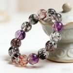 Natural "Spider Lily Super Seven Venom" Crystal Bracelet | Mystical Multi-Hued Gemstone Jewelry for Spiritual Power
