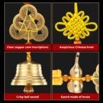 2026 Feng Shui Decor: Six - Imperial - Coin Bell for Harmonizing Qi, Protecting Home and Attracting Prosperity in the Year of the Horse - Image 3