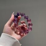 Bolivian Gradient Amethyst Bracelet | Iridescent Purple Gemstone Jewelry for Calm & Spiritual Clarity - Image 7