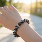 Natural Blue Tiger's Eye Bracelet | Throat Chakra Activation & Courage Boost Gemstone Jewelry - Image 4