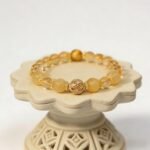 Golden Rutilated Quartz & Yellow Tower Quartz Bracelet | Wealth Boost & Career Advancement Gemstone Jewelry