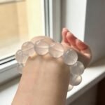 Natural Milky White Quartz Beaded Bracelet | Pure Calm Gem for Soft Minimalist Style - Image 4