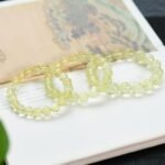 Natural Fluorescent Lemon Quartz Beaded Bracelet | Solar Plexus Chakra Gem for Joy, Vitality & Bright Energy - Image 7