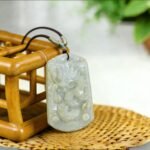 Natural Jade Dragon Pendant - Hand-Carved Chinese Zodiac Gemstone Amulet for Luck & Protection (Unisex) - Image 4