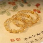 Golden Rutilated Quartz & Yellow Tower Quartz Bracelet | Wealth Boost & Career Advancement Gemstone Jewelry - Image 7