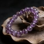 Natural Purple Aurora "Nine Purple" Quartz Beaded Bracelet | Luck & Transformation Crystal for Iridescent Purple Style - Image 2