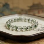 Natural Green Phantom "Treasure Bowl" Quartz Beaded Bracelet | Abundance & Prosperity Gem for Wealth Manifestation - Image 6