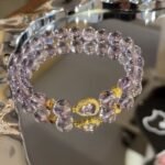 "Purple Fortune Gourd" Bolivian Clear Amethyst Bracelet | Wisdom & Calm Gemstone Jewelry with Gourd Accent - Image 6