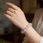 Natural Multi-Color Chalcedony Beaded Bracelet | Chakra Balance Gem for Calm & Pastel Rainbow Style - Image 4