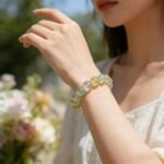 Natural Ice-Transparent Rainbow Fluorite Beaded Bracelet | Mental Clarity & Chakra Balance Gem - Image 3