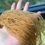 Natural Mini Golden Tower Quartz Wrap Bracelet (3 Loops) | Solar Plexus Gem for Abundance & Dainty Layered Style - Image 7