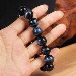 Natural Blue Tiger's Eye Bracelet | Throat Chakra Activation & Courage Boost Gemstone Jewelry - Image 5