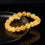 Natural Golden Silk Fluorite Beaded Bracelet | Solar Plexus Chakra Gem for Confidence, Creativity & Radiant Energy - Image 6