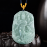 Thousand-Hand Guanyin Natural Type-A Jade Pendant Necklace | Compassion & Protection Amulet for Spiritual Balance