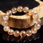 Red Phantom Quartz Beaded Bracelet | Root Chakra Crystal for Courage, Emotional Healing & Vibrant Energy - Image 5