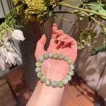 Apple Green Prehnite Beaded Bracelet | Heart Chakra Crystal for Abundance, Calm & Growth - Image 7