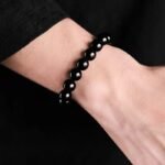 Natural Gold Sheen Obsidian Beaded Bracelet | Root Chakra Crystal for Protection, Abundance & Bold Luminous Style - Image 4