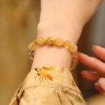 Golden Rutilated Quartz & Yellow Tower Quartz Bracelet | Wealth Boost & Career Advancement Gemstone Jewelry - Image 3