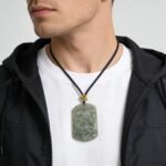 Hand-Carved Icy Green Jade Monkey Pendant | Symbol of Good Fortune & Wisdom | Artisanal Chinese Gemstone Jewelry - Image 6