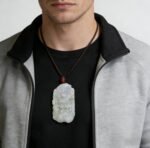 Natural Lavender & Green Jadeite Dragon Pendant | Ancient Chinese Symbol of Protection, Prosperity & Wisdom | Hand-Carved Nephrite Jade Jewelry for Men & Women - Image 6