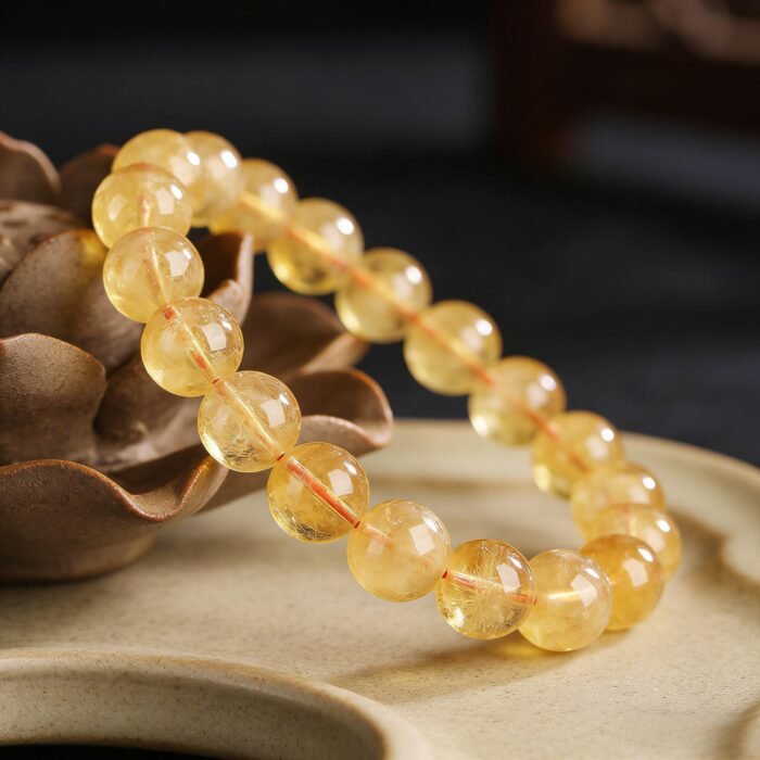 Natural Wealth Citrine Bracelet | Prosperity, Confidence & Solar Plexus Energy Jewelry - Image 5