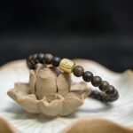Premium Vietnamese Nha Trang White Qi Nan Agarwood Bracelet with 925 Silver Guardian Charm | Calm, Prosperity & Spiritual Protection Jewelry - Image 7