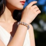 Madagascar Rainbow Moonstone Bracelet | Intuition, Emotional Healing & Feminine Balance Gemstone Jewelry - Image 3