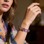 Natural Colorful Tremolite Cat's Eye Kunzite Bracelet | Emotional Healing & Intuition Crystal Jewelry - Image 4