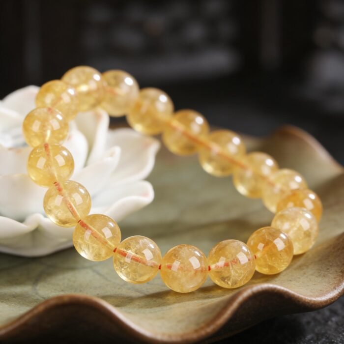 Natural Wealth Citrine Bracelet | Prosperity, Confidence & Solar Plexus Energy Jewelry - Image 2