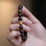 Premium Vietnamese Nha Trang White Qi Nan Agarwood Bracelet with 925 Silver Guardian Charm | Calm, Prosperity & Spiritual Protection Jewelry - Image 5