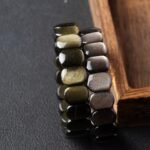 Natural Silver Obsidian & Gold Obsidian "Pai Shou" Bracelet | Protection, Healing & Prosperity Gemstone Jewelry - Image 6