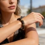 Starry Night White Kyara Agarwood Bracelet | 7mm/8mm High-Density Wavy Disc Beads | Single Strand Luxury Aromatherapy Jewelry - Image 3