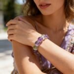 Natural Colorful Tremolite Cat's Eye Kunzite Bracelet | Emotional Healing & Intuition Crystal Jewelry - Image 3