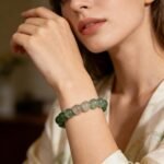 Natural Gradient Strawberry Quartz Bracelet Set (2 Styles) | Pink for Love & Healing, Green for Career & Confidence Jewelry - Image 3