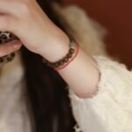 Premium Vietnamese Nha Trang White Qi Nan Agarwood Bracelet with 925 Silver Guardian Charm | Calm, Prosperity & Spiritual Protection Jewelry - Image 4