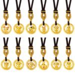 Bold Chinese Zodiac Rooster Pendant - Artisan Braided Cord Necklace with Stripe Anti-Counterfeit Validation - Image 3