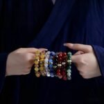 Fengshui Energy Natural Crystal Bracelet | Acala Vidyaraja Mystic Iron Black Crystal Bracelet, Handcrafted Oriental Folklore Jewelry for the Rooster Zodiac - Image 3
