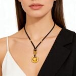Opulent Chinese Zodiac Ox Pendant - Handwoven Cord Necklace with Stripe Anti-Counterfeit Assurance - Image 2