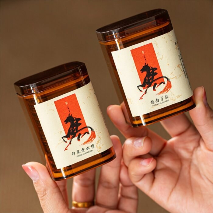 Year of the Horse Handcrafted Incense Coils - Premium No-Powder-Binder Oriental Incense, 10 Pcs per Jar - Image 4