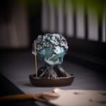 Abstract Ceramic Backflow Incense Burner - Artistic Figurine Incense Holder for Home Decor - Image 3