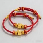 Serene Chinese Zodiac Goat Fortune Harmony Red Cord Bracelet - Stripe Safety Authenticated - Image 5