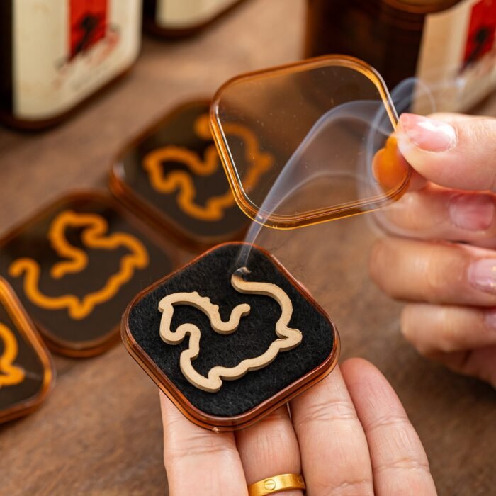 Year of the Horse Handcrafted Incense Coils - Premium No-Powder-Binder Oriental Incense, 10 Pcs per Jar - Image 7